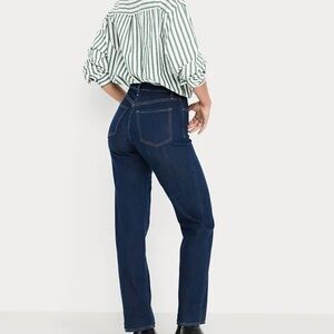 Old Navy Dark Blue Straight Leg Jeans